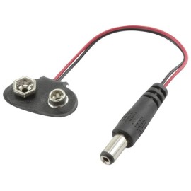 Clips Bateria 9v Com Plug P4 - Kit com 5 Peas 