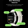 Microwear Smartwatch Ultra 4 Pro 49mm Tela Amoled 1GB Ram Caixa Tit�nio Gold