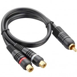 Cabo Y 1M E 2F 20cm Audio - AU504 - 2 Unidades 