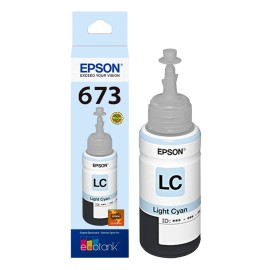 Tinta Epson T673 - Ciano Claro