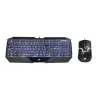Kit Gamer HP GK1100, com Mouse 1600DPI, �ptico Infravermelho, + Teclado LED Azul, ABNT, Anti-Ghosting, Preto