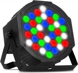 Canho Refletor 36 Leds Par 64 Strobo de Luzes