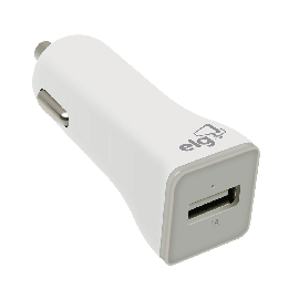 Carregador Veicular ELG, Universal , 1 Sada USB 1A - CC1SBR Branco