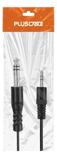 Cabo P2 para P10 Est�reo Plus Cable de �udio N�tido 2 Metros