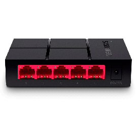Switch de Mesa Mercusys 5 Portas 10 100 1000 Mbps