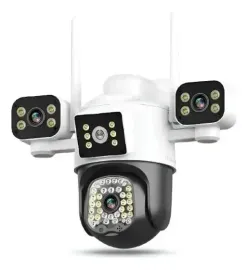 C�mera Wi-Fi 3 Lentes SC-B67 App Yoosee 9MP Vis�o Norturna