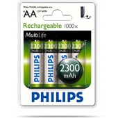 Pilhas Recarregveis AA - Philips