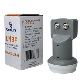 LNBF Century Banda KU Universal Duplo Mod K5gd