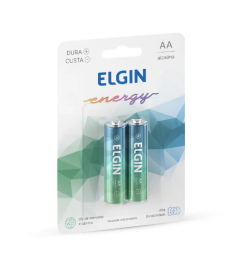 Pilha Alcalina AA Elgin -  82152