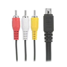  Cabo RCA Av - Mini Din 10 Pinos 3 RCA Macho - 1.80m 