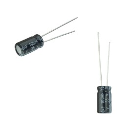 Capacitor Eletroltico 100uf x 35v 105