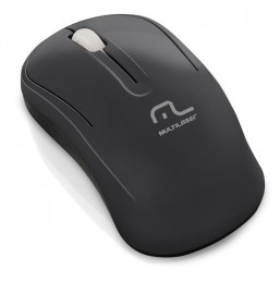 Mouse Sem Fio Multilaser Preto Usb  - Mo173