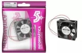 Micro Ventilador 60 x 60 x 20MM 12V - 5+