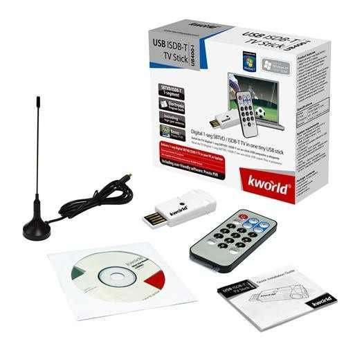 Sintonizador de TV digital KWORDL USB ISDB-T para PC o laptop, antena –  COMPUTER HOUSE