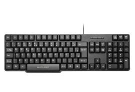 Teclado Multilaser Slim USB Preto - TC213