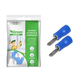  Terminal Engate Macho Pr Isolado MDD 2-110 para Fio de 1,5mm a 2,5mm 5 Unidades 