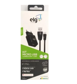 Kit Carregador + Cabo Micro Usb - Kt510wc - ELG