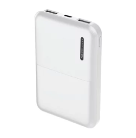 Carregador Porttil I2GO 4000mAh 2 Sadas USB Branco - I2GO Basic