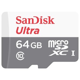 Carto De Memria Sandisk 64gb Class 10 + Adaptador