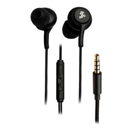 Fone de Ouvido P3 Alta Definio Auricular com Microfone Preto 1,20 metro 