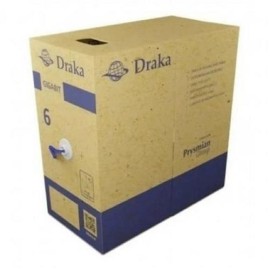 Cabo Lan CAT6 4P Gigabit LSZH 305 Metros Azul  