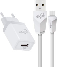 Kit Carregador Parede Tipo C 1M ELG - KTC10WC