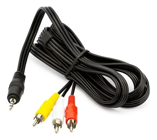 Cabo P2 4c Para 3 Rca 1.8 Metros