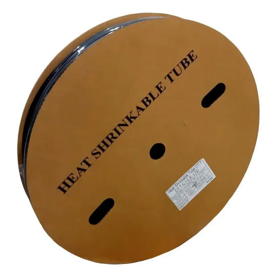 Rolo Espaguete/tubo Termo Retr�til 10mm Preto 100 Metros