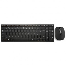 Teclado E Mouse Multilaser Sem Fio Preto - TC202