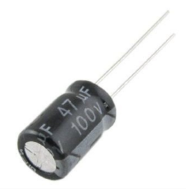 Capacitor Eletrolitico 105 Graus 47x100v Bipolar
