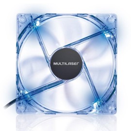 Cooler FAN Multilaser com LED Azul 12x12 - GA135