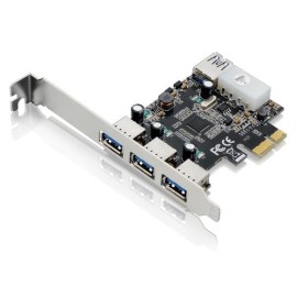 Placa pci express Multilaser 3 portas frontais+1 porta traseira - GA130