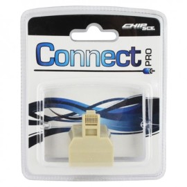 Kit Adaptador RJ45 - 1 Macho + 2 F�meas