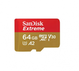 Carto de Memria SanDisk 64GB Com Adaptador 