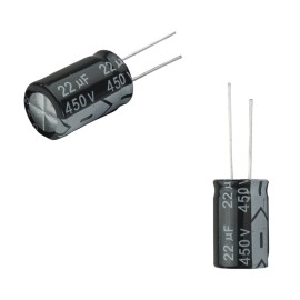 Capacitor Eletroltico 22x 450v 105 Graus