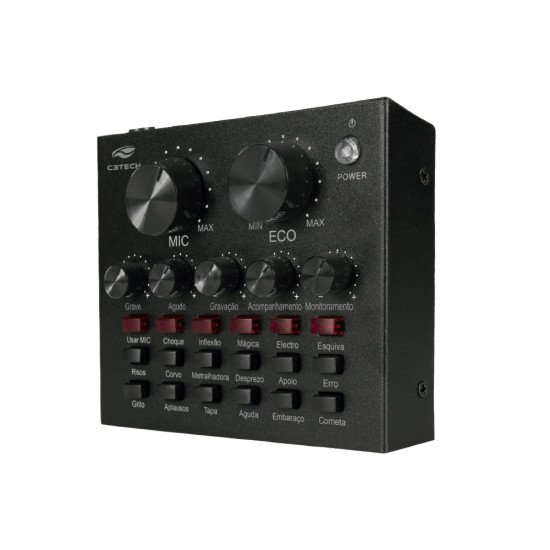 Placa De Som Streaming MX-50BK C3Tech