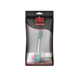 Cabo RCA Av - P3 Estereo + 3 RCA Macho - 16cm - Video Componente