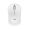 Mouse Sem Fio Logitech M240, Bluetooth, Clique Silencioso, Design Ambidestro Compacto, Branco - 910-007116