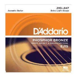 Encordoamento para Violo Ao EJ15  - DAddario