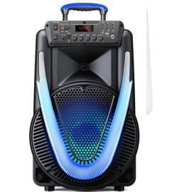 Caixa Amplificada Multilaser Sunny SP395 com Bluetooth USB LED e Potncia de 500w (somente retirada em loja)