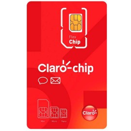 Chip Claro 4g Pr Pago Com R$10,00 3 Cortes Ddd Automtico