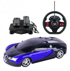 Carrinho de Controle Remoto Multikids  Preto/Azul - BR1146