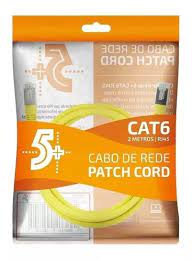 Cabo Patch Info Patch Cord Cat6 Ftp 2M Amarelo