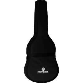 Capa Para Violo Folk Harmonics Nylon Luxo Preta