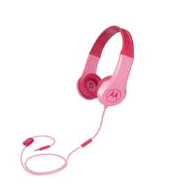 Fone de Ouvido Motorola Squad 200 PINK com Fio