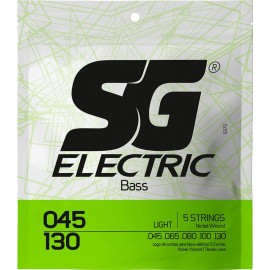 Encordoamento para Contrabaixo SG 045 5 Cordas NICKEL