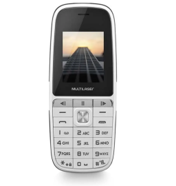 Celular Multilaser Dual Chip Mp3 Com Cmera Branco - P9077