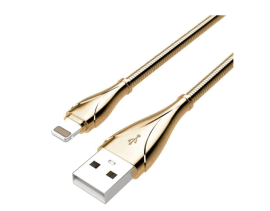 Cabo lightning 2.4 1m dourado cb-l190gd - C3 Tech