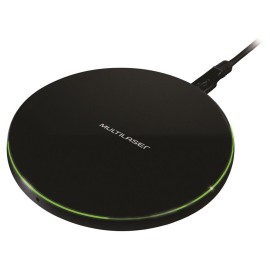 Carregador Wireless Ultra Rapido 10w Preto Multilaser Cb130