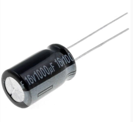 Capacitor Eletroltico 1000uf X16V - 105 Graus